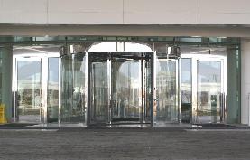 Mirrored Steel Entryway