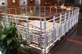 Custom Fabricated Steel Railing Chicago Circle Metal